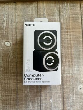 Navy blue 2.0 Channel Wired Computer Speakers